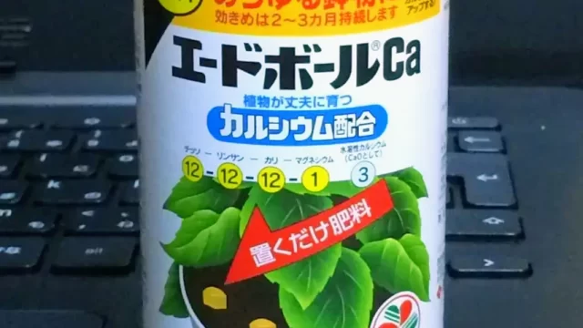 モンステラの置き肥には『エードボールCa』がおすすめ